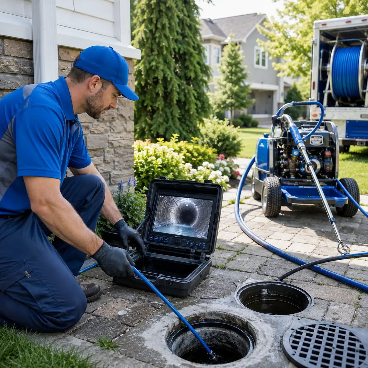 Outdoor drain cleaning professionals serving Gantt, SC